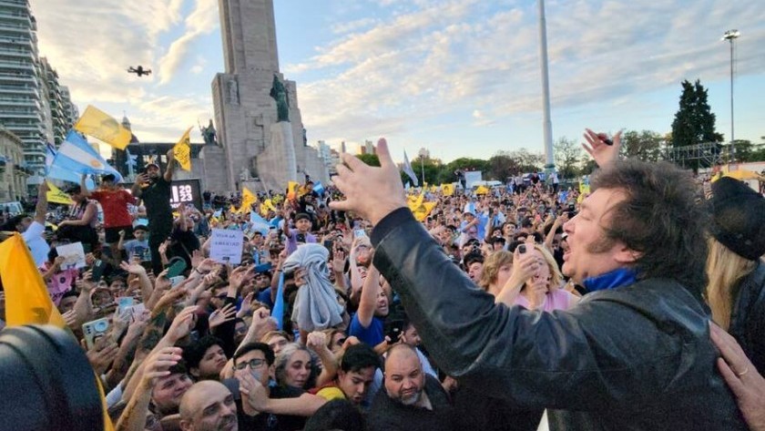 Javier Milei, en Rosario: