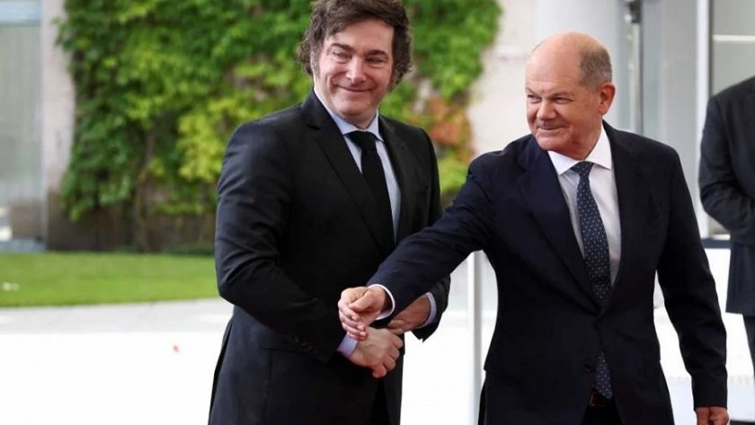 Milei en Europa: reunión clave con el canciller alemán Olaf Scholz