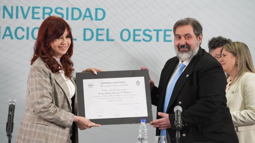Cristina a Milei: