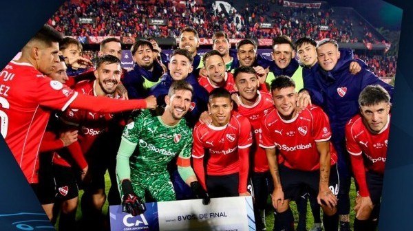 Independiente derrotó a Unión por 2-0 y clasificó a octavos de final de la Copa Argentina