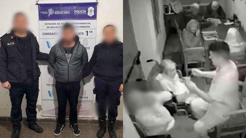 Detuvieron al enfermero de un geriátrico de Mar del Plata que golpeó a dos adultas mayores
