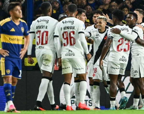Boca perdió por 1-0 con Vasco Da Gama y deberá darlo vuelta en Brasil