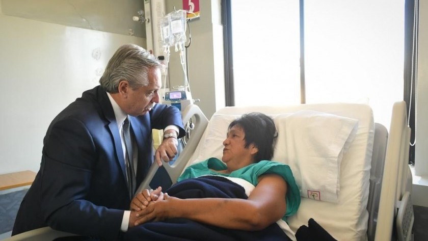 El Presidente visitó a Milagro Sala y denunció su